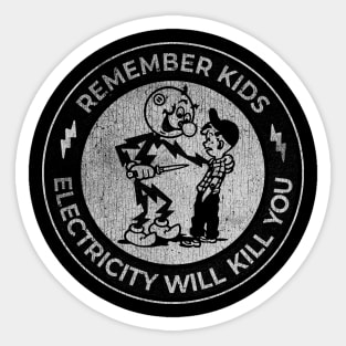 VINTAGE - Remember kids Sticker